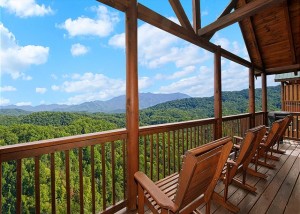 smokys townsend cabin rentals - view