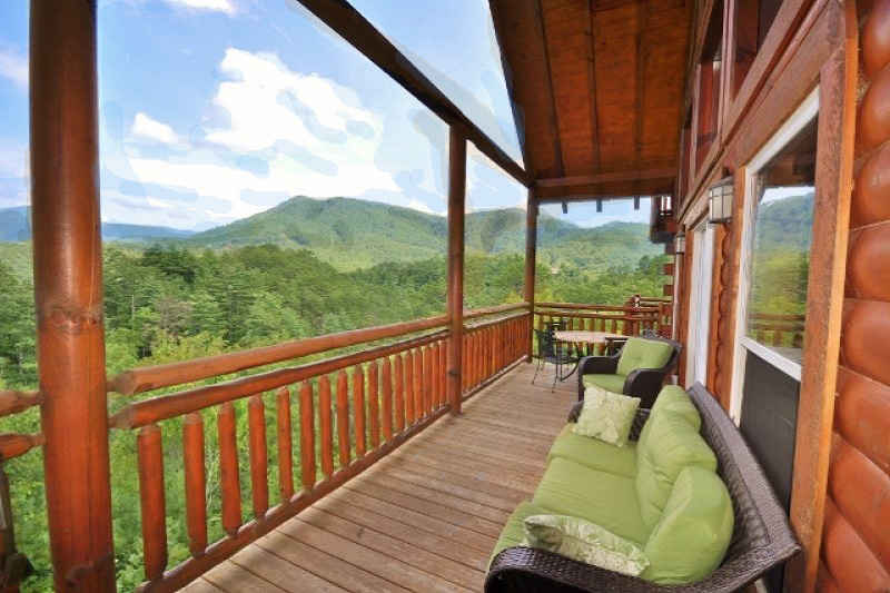 cabin patio